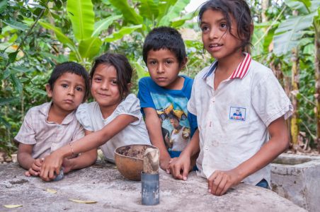 Rivas,,Nicaragua.,07-15-2016.,Portrait,Of,Children,In,A,Rural,Area